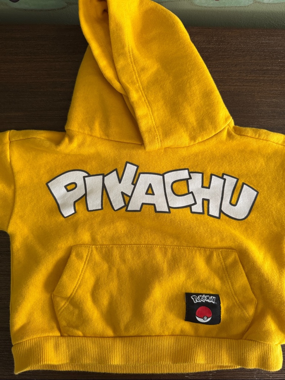 Zara Pikachu Yellow Kids Hoodie